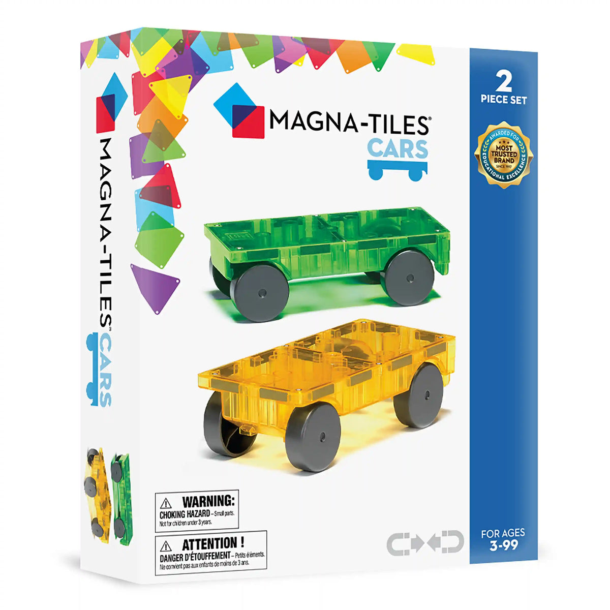 Cars 2 Piece Expansion Set: Green & Yellow Main image