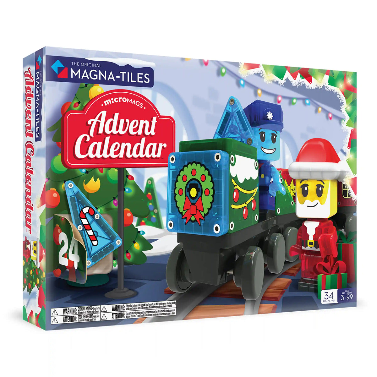 microMAGS Advent Calendar 34 Piece Set Main image