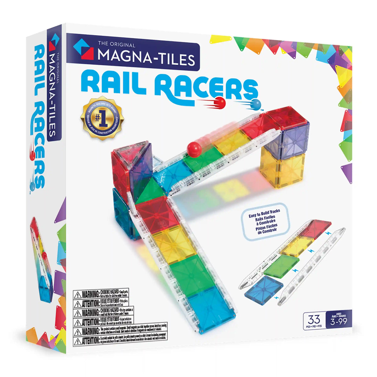 Rail Racers™ 33 Piece Set Main image