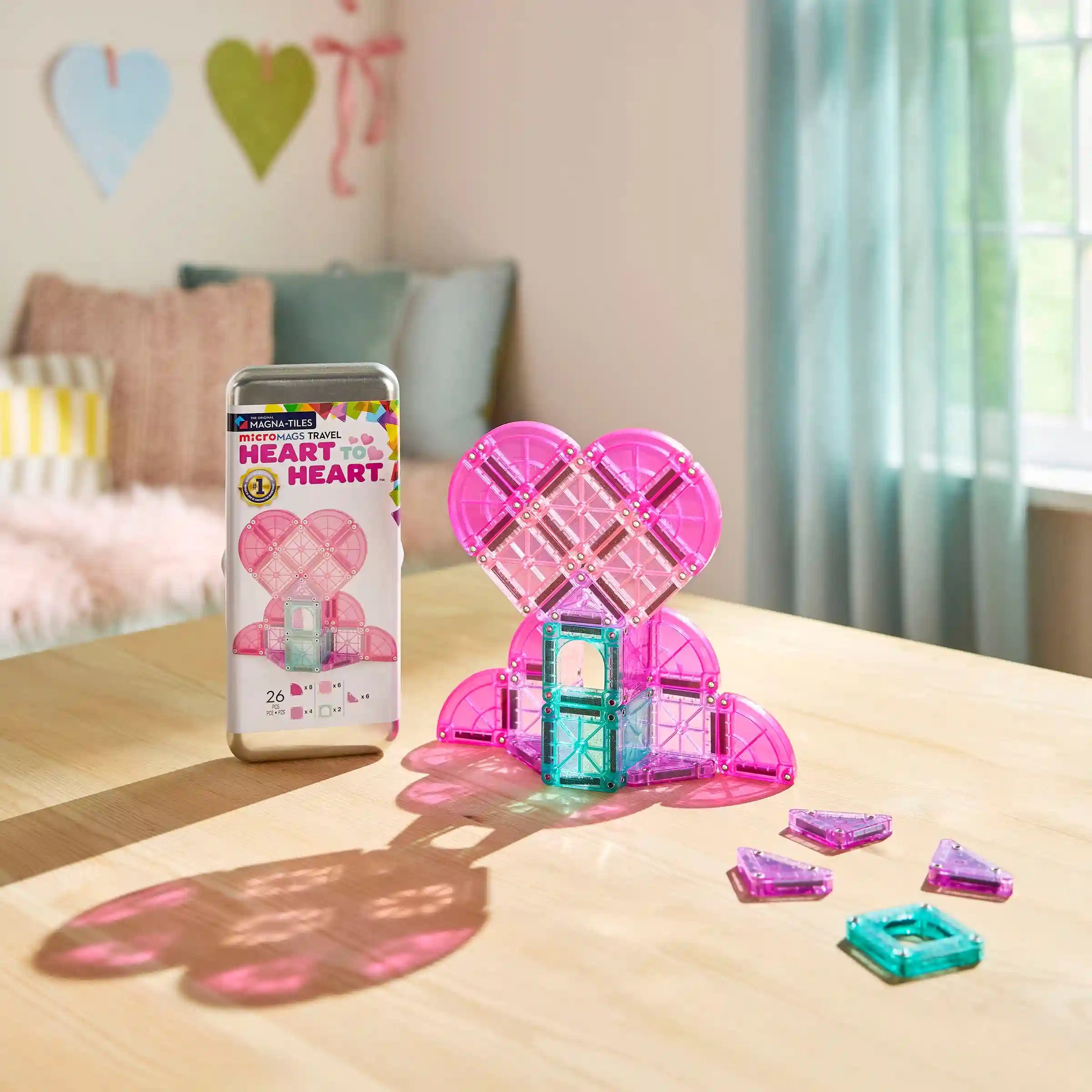 microMAGS Heart to Heart 26 Piece Travel Set Secondary image