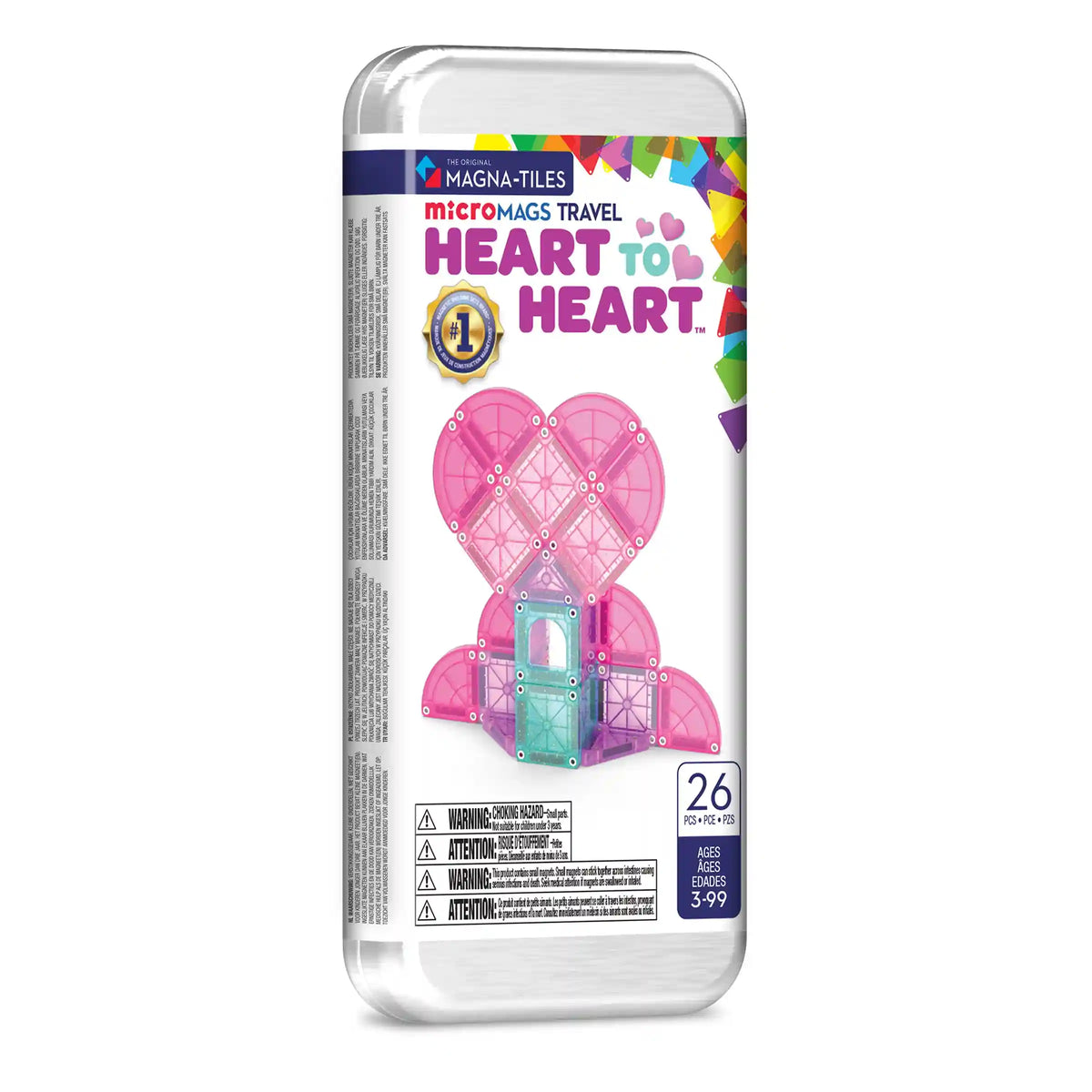 microMAGS Heart to Heart 26 Piece Travel Set Main image