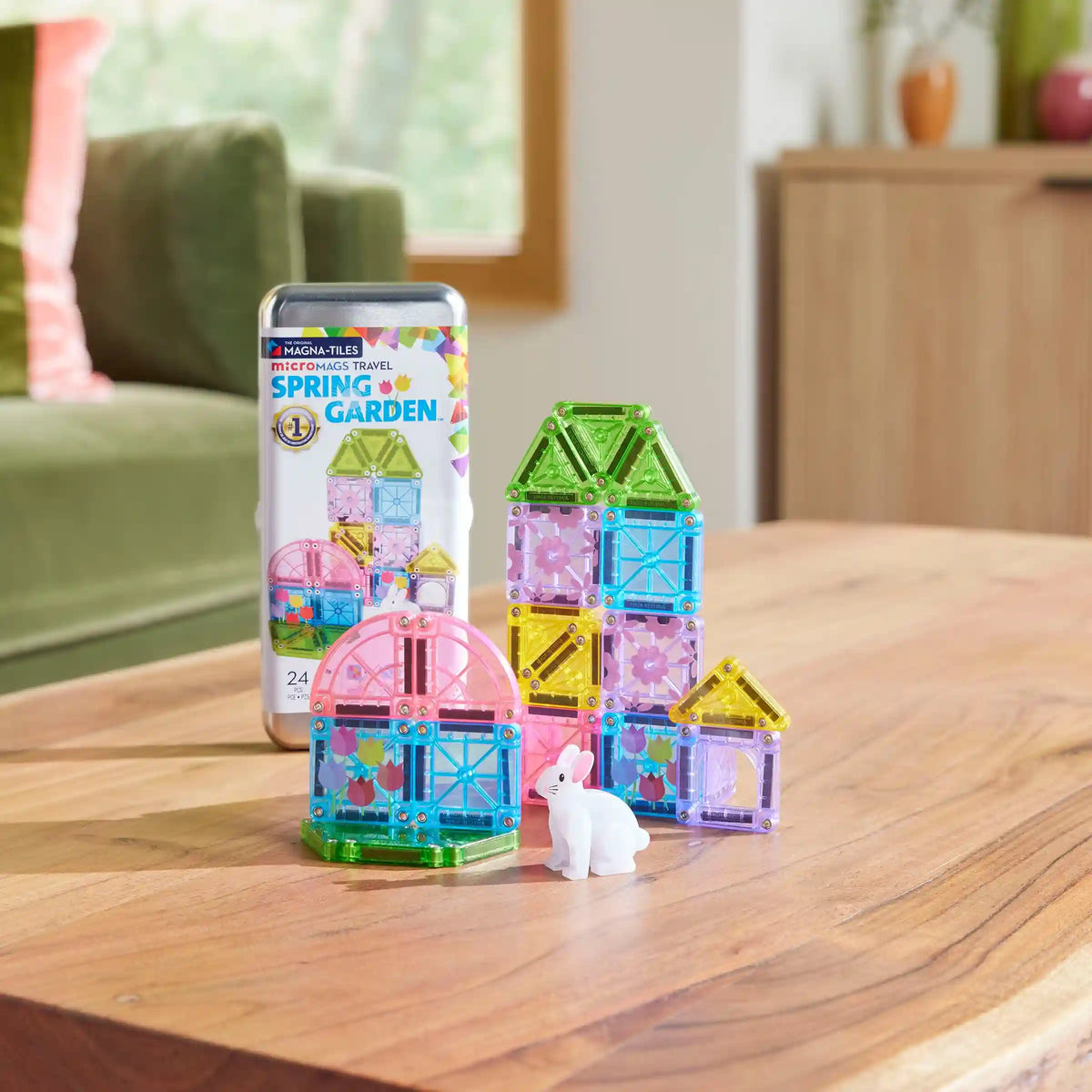 microMAGS Spring Garden 24 Piece Travel Set